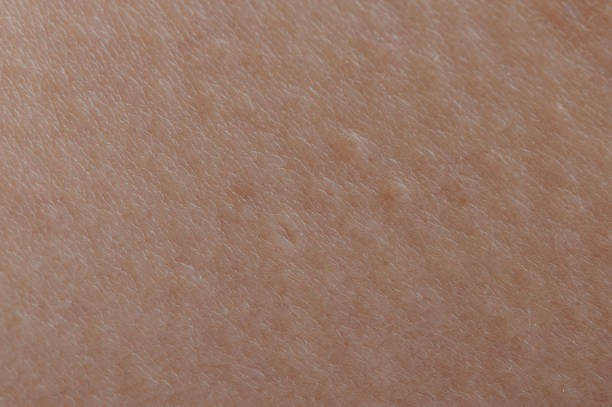 istock Surface of brown young human skin 1154104001