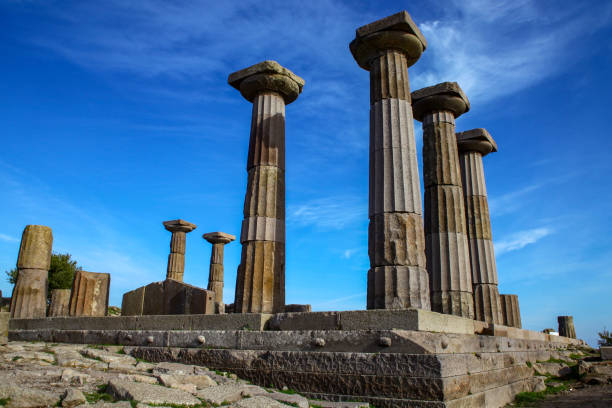 istock Assos ancient city and Athena Temple 1154111872