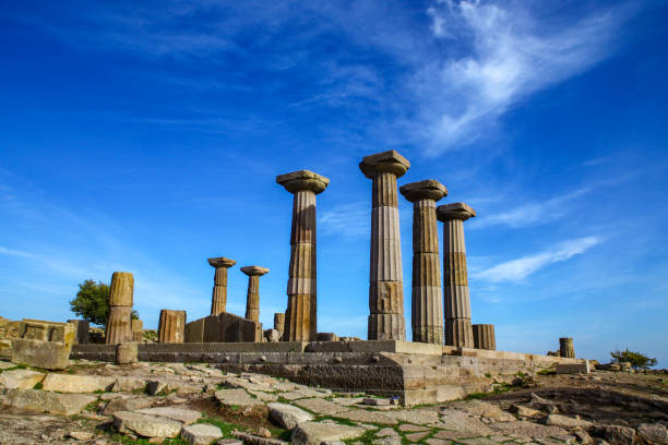 Assos ancient city and Athena Temple