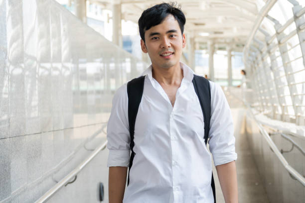 istock Casual Asian officer worker in day off. 1154113802