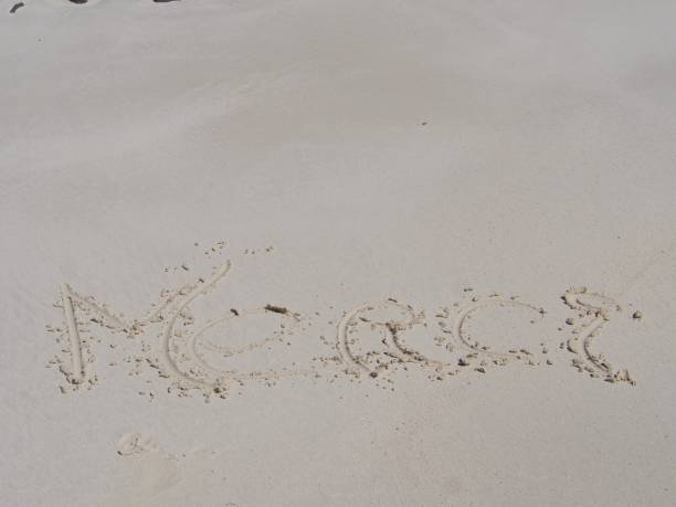 istock thanks on the sand 1154113994