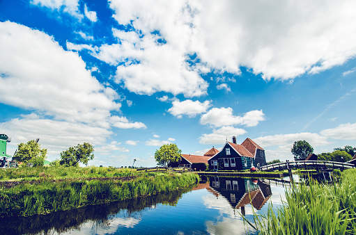 The Beauties Of Dutch Nature In Zaanse Schans, Netherlands