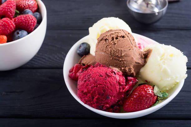 istock Mix of ice cream ball 1154139451