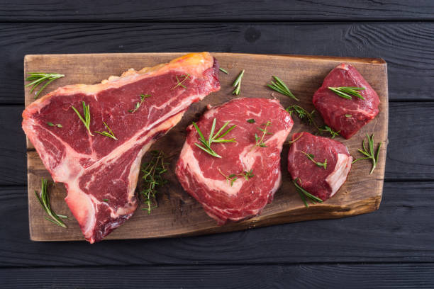 istock Variety of raw beef meat steak 1154142822