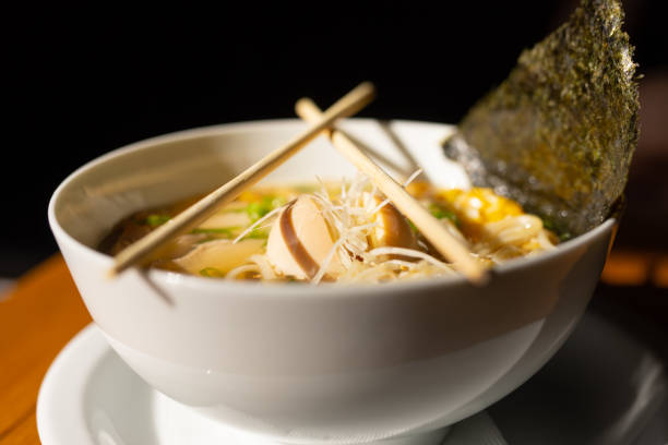 istock Soup ramen in the bowl 1154142965