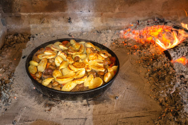 istock Traditional croatian meat and vegetables dish peka 1154144726