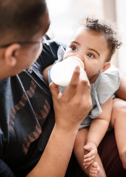 istock Taking care of his angel 1154147980