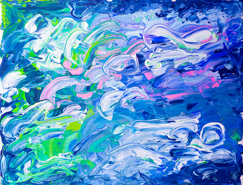 swirly  multi colored  abstract painted background
