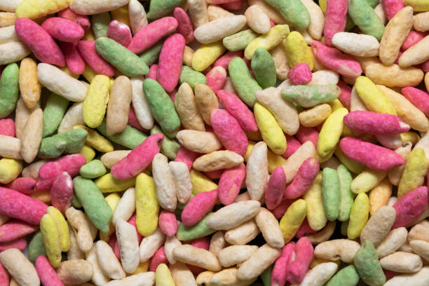 istock Colorful sweetness candy heap texture 1154172909