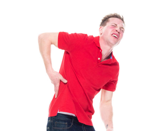 istock Handsome man in red shirt 1154175250