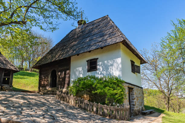 parte della famiglia in cui nacque vuk stefanovic karadzic. - travel nature rural scene outdoors foto e immagini stock