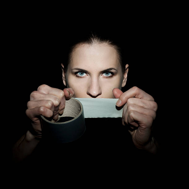 woman in the darkness