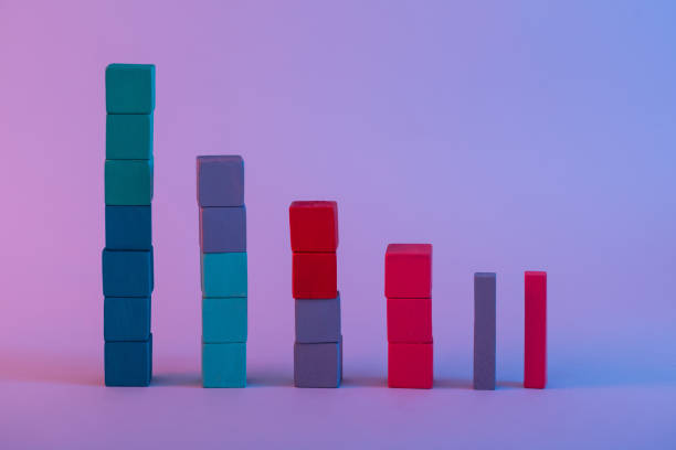 istock Trendy Neon Financial Chart Showing Growth 1154192138