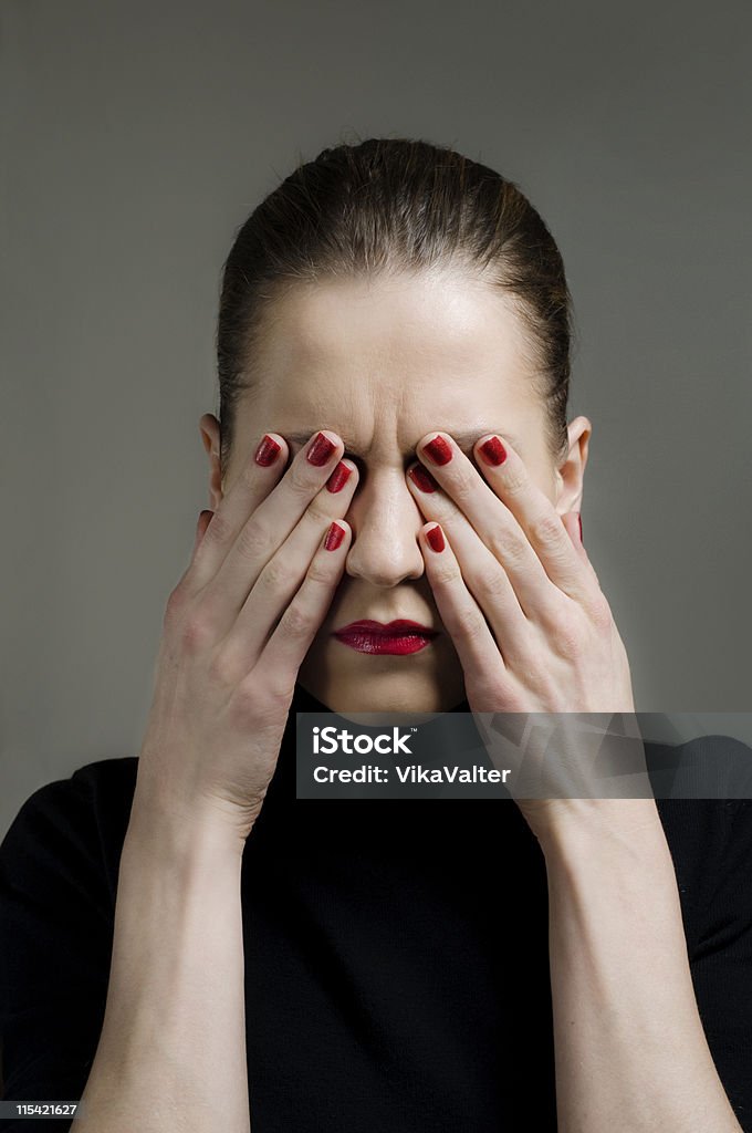 Nichts Böses sehen - Lizenzfrei Augen reiben Stock-Foto