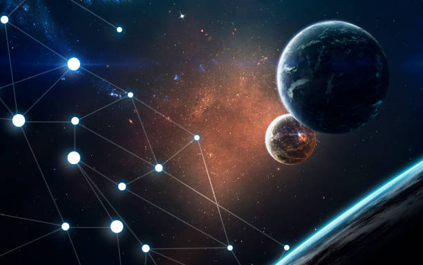istock Planets, glowing stars and asteroids. Deep space image, science fiction fantasy in high resolution ideal for wallpaper and print. Elements of this image furnished by NASA 1154222775