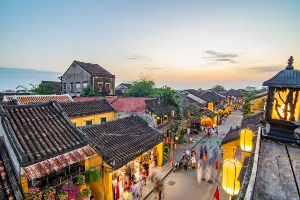 Hoi An ancient town at sunset