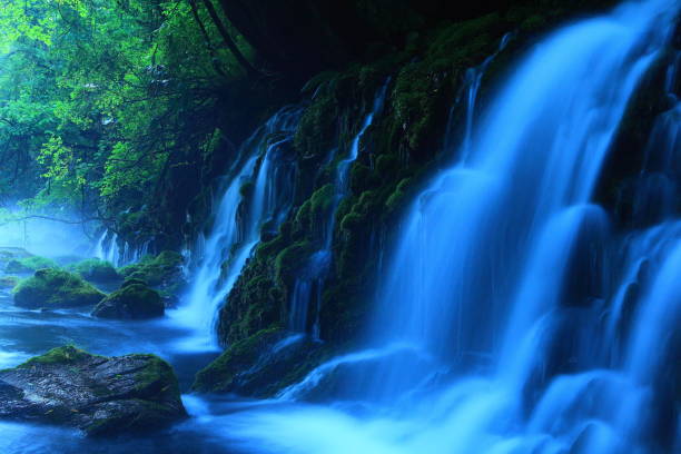 istock Akita Prefecture Summer Waterfall 1154254967