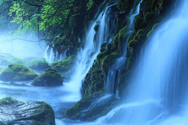 istock Akita Prefecture Summer Waterfall 1154260673