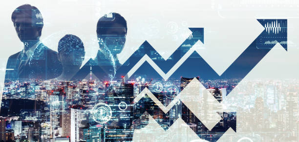 istock Growth of business concept. Promotion. Improvement. 1154262632
