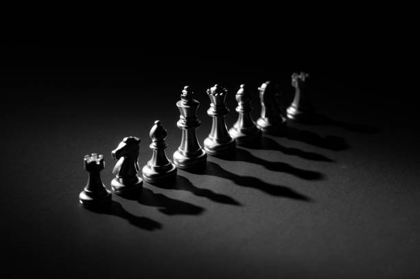 istock chess board game concept for competition and strategy 1154266230