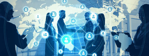 istock Global communication network concept. Worldwide business. 1154268630