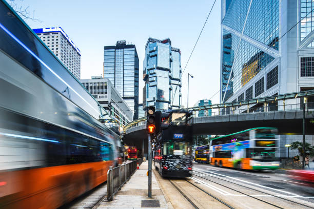 istock Commuting in city, Hong Kong 1154270772