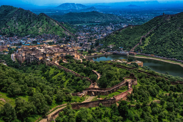 istock The Amber Fort in Jaipur viewed from above 1154274545