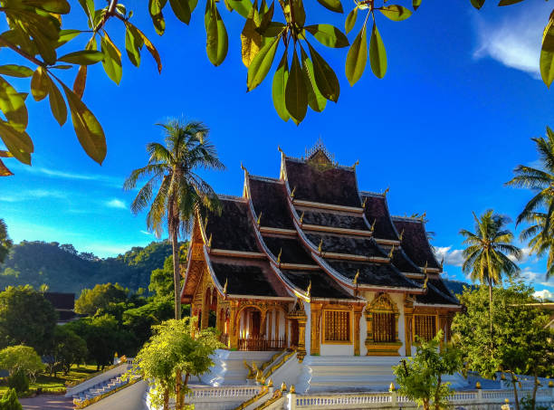 istock Majestic Buddhist Temple at Luang Prabang 1154278917
