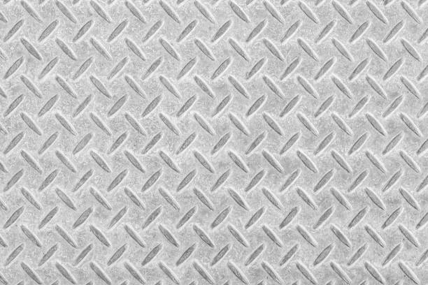 istock Metal floor plate with diamond pattern and background seamless 1154290475