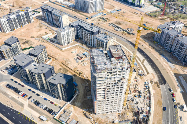 istock development of new residential complex. aerial view 1154301871