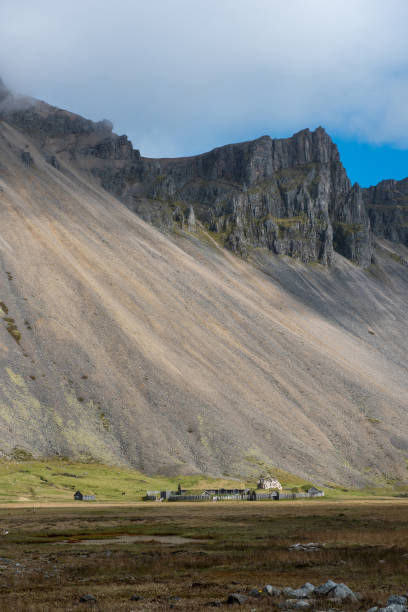 istock Gigantic scree slope, Vestrahorn mountain, Iceland 1154320288