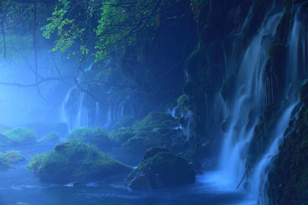 istock Akita Prefecture Summer Waterfall 1154325760