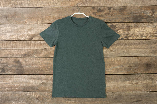 T-Shirt on wood plank