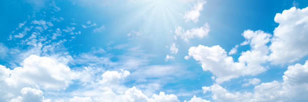 istock Beautiful blue sky cloudsfor background. Panorama of sky. 1154333691