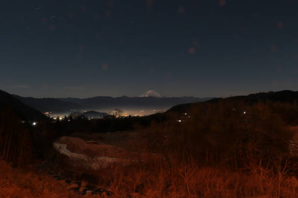istock The night view and Mt Fuji 1154338104