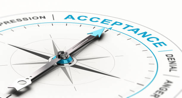 istock Psychology Concept, Grief Counseling and Support, Process From Denial to Acceptance 1154351736