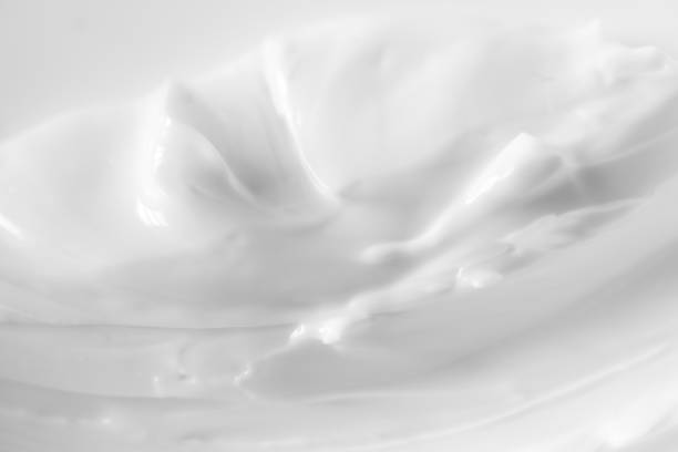 istock Swils flow macro texture moisturizer cream for body or face, close-up 1154354362