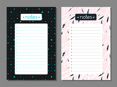 Top Notes List Set Of Notes Lists Stock Illustration - Download Image Now - Shopping ...