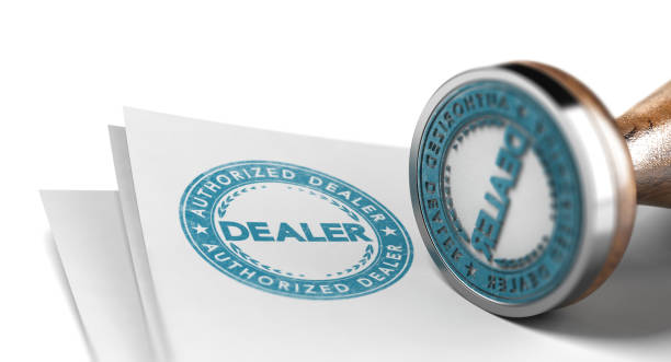 istock Authorized Dealer or Retailer Certification. Rubber Stamp over white background. 1154358942