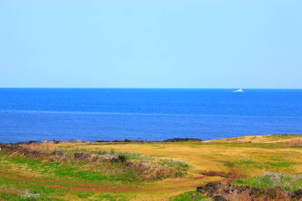 It is a landscape of jeju coast called \