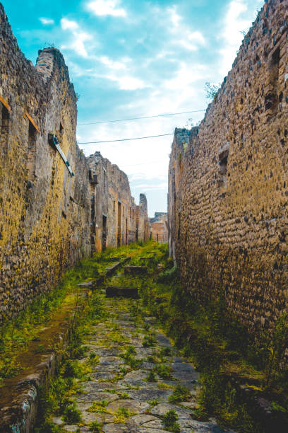 istock street with ancient houses on the side 1154365147