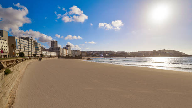 istock La Coruna Riazor beach in Galicia Spain 1154373481