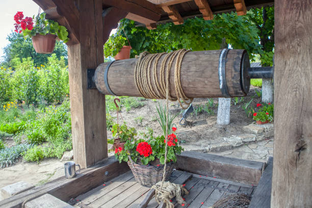 istock well in the village 1154374456