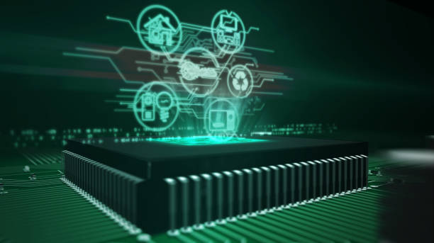 istock CPU on board with iot symbols hologram 1154386454