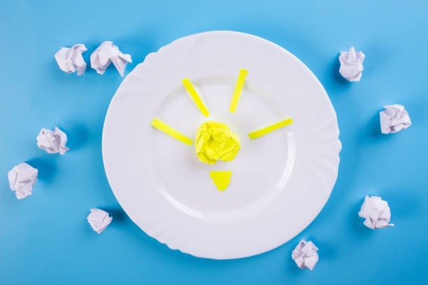Idea Concepts Light Bulb with Crumpled Paper