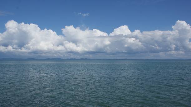 istock Thailand sea Sky with clouds sunny day 1154395249
