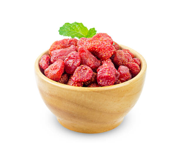 istock Heap of dried strawberries 1154395718