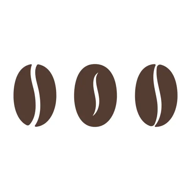 Vector illustration of Coffee Bean Icon.