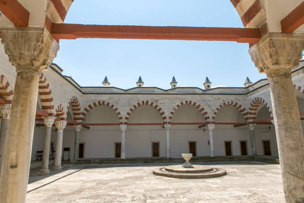 istock historical old mosque with open area in edirne turkey 1154400681