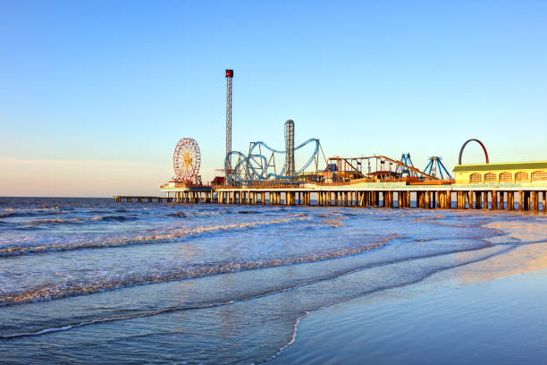 Galveston Island Historic Pleasure Pier Galveston Island Historic Pleasure Pier is a Pleasure pier in Galveston, Texas, United States. galveston pier stock pictures, royalty-free photos & images
